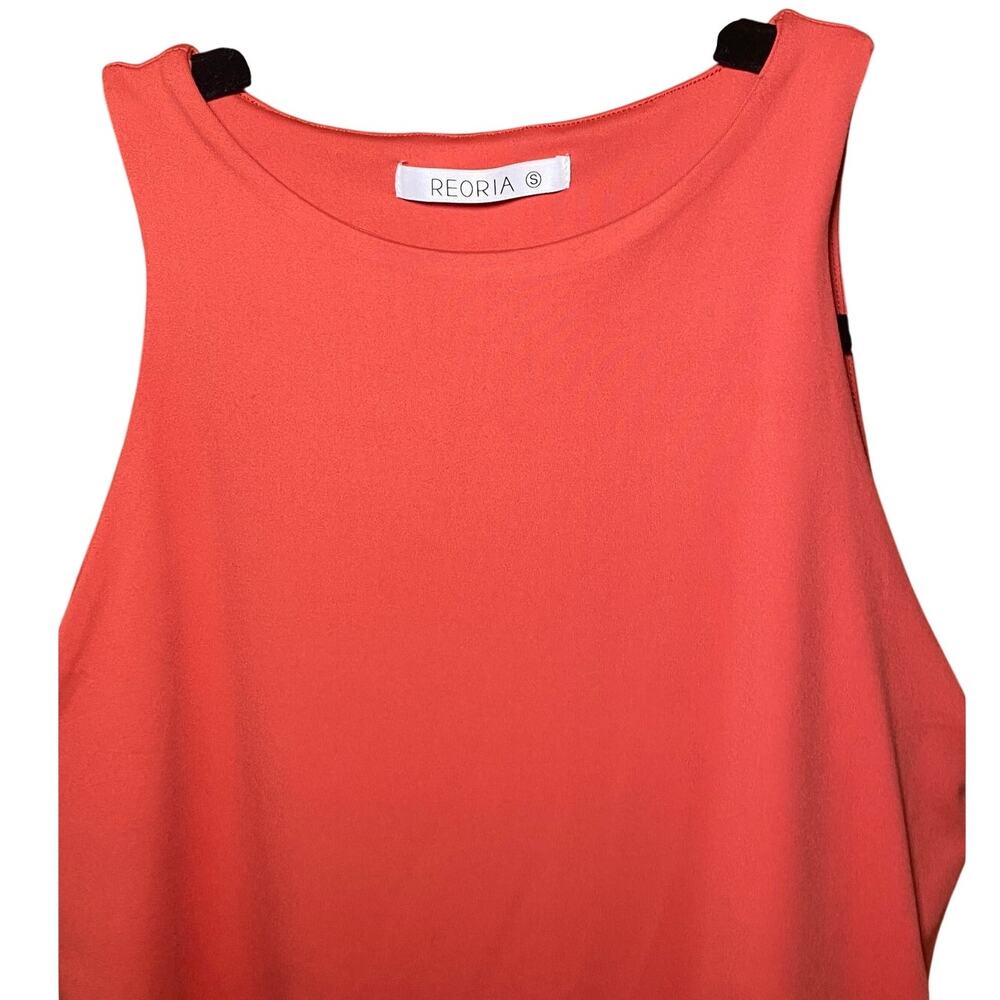Reoria - Rust Orange Bodysuit - Women's Size Small